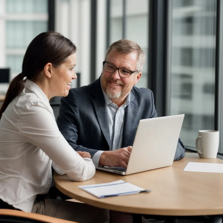 ビジネスミーティングの様子